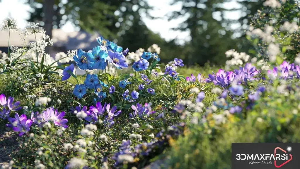 مدل گل تری دی مکس Maxtree – Plant Models Vol 91