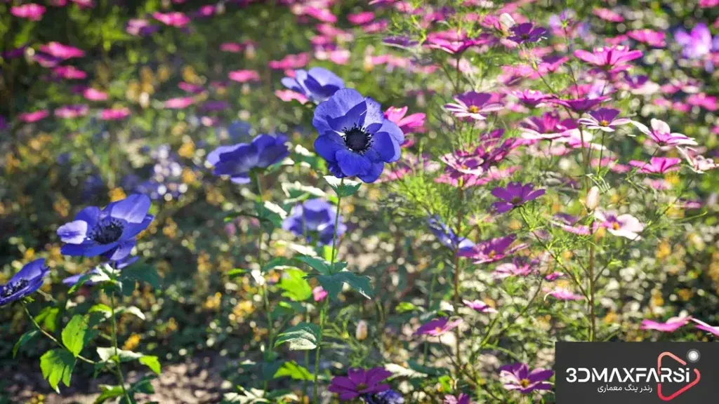 مدل گل Maxtree – Plant Models Vol 91 بنفش