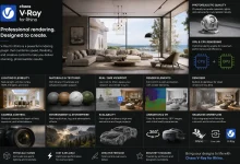 دانلود V-Ray 7.40.01 برای راینو 7, 8, 9 WIP + [آموزش نصب کرک]