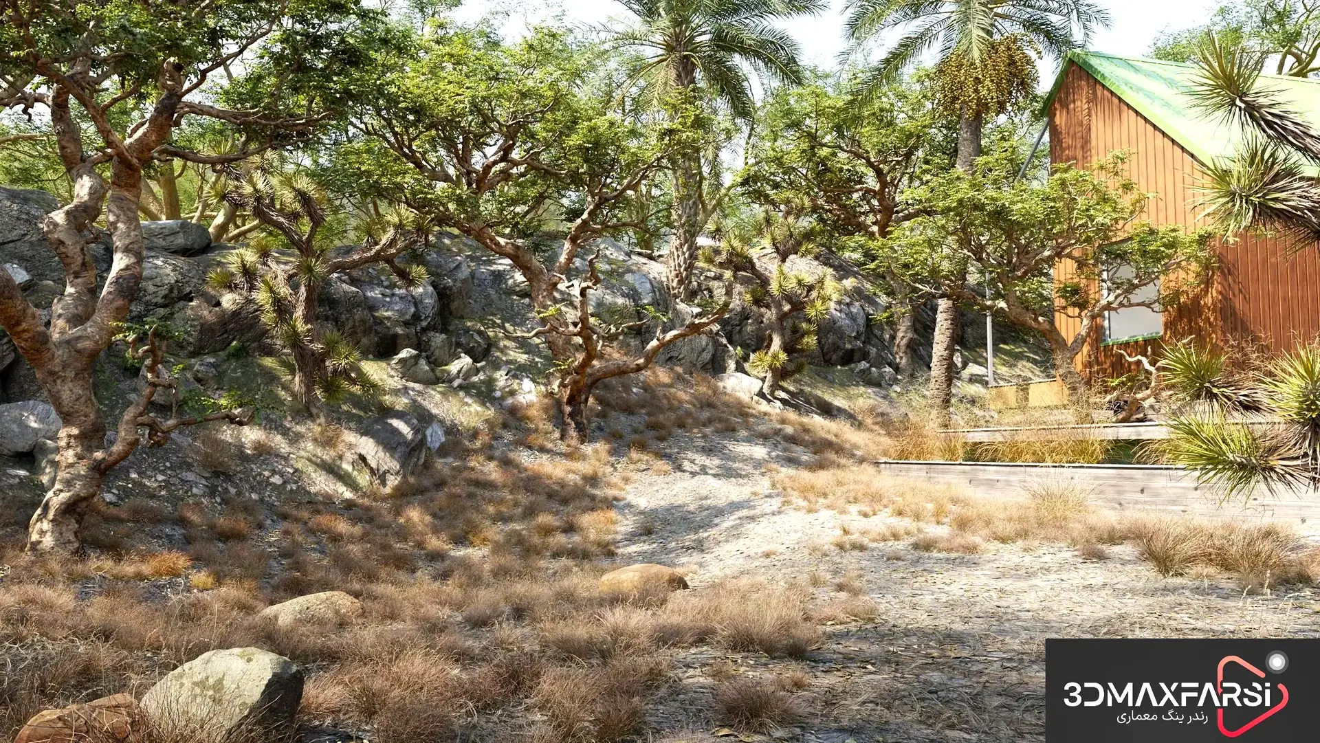 دانلود رایگان مجموعه گیاه سه‌بعدی Maxtree – Plant Models Vol 103