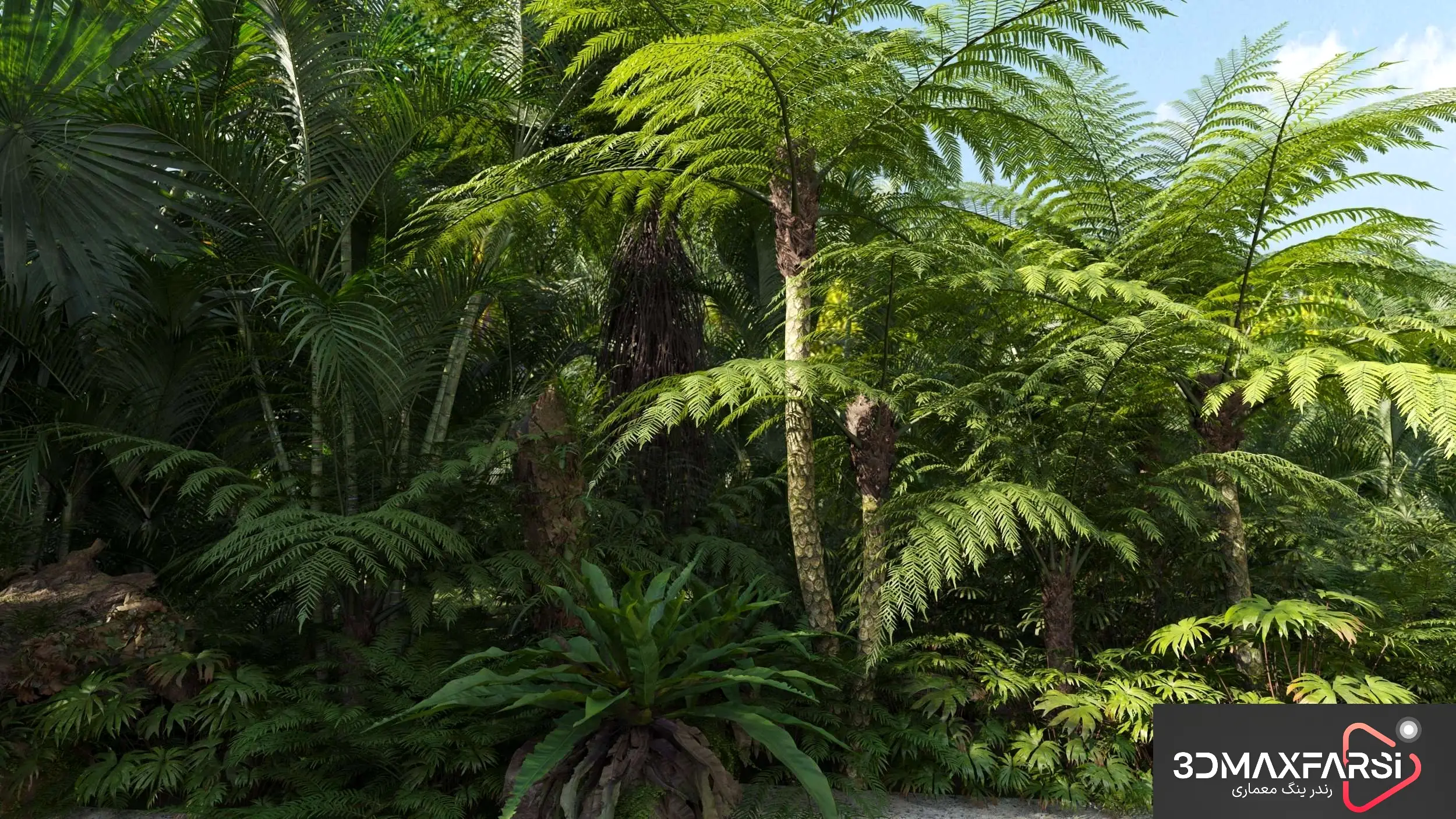 گیاه سه‌ بعدی Maxtree – Plant Models Vol 98