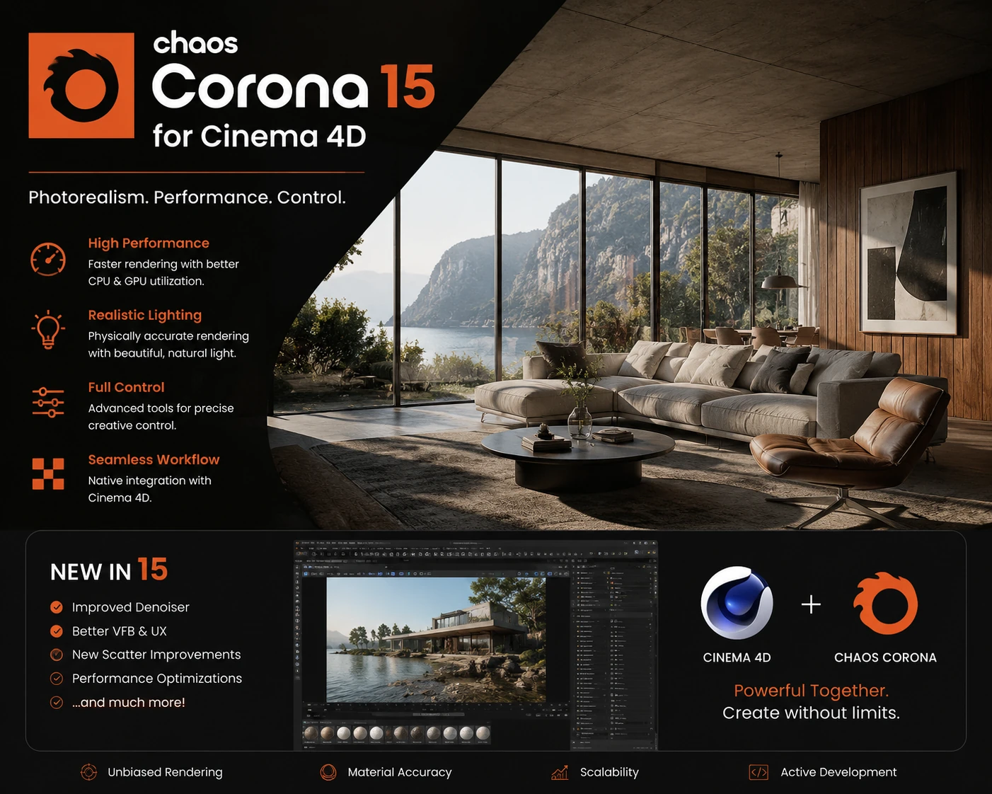 دانلود کرونا Chaos Corona 15 برای سینمافوردی + [آموزش نصب کرک]