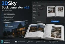 دانلود پلاگین Book generator v0.2 تری دی مکس