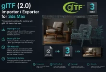 GlTF (2.0) Importer / Exporter for 3ds Max 2021-2025