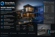 دانلود پلاگین SmartRefs v1.11.03 برای تری دی مکس 2020-2027