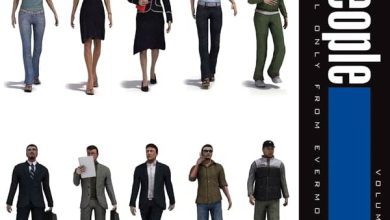 آبجکت انسان Evermotion 3d people