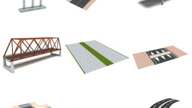 Dosch 3D: Roads آبجکت خیابان