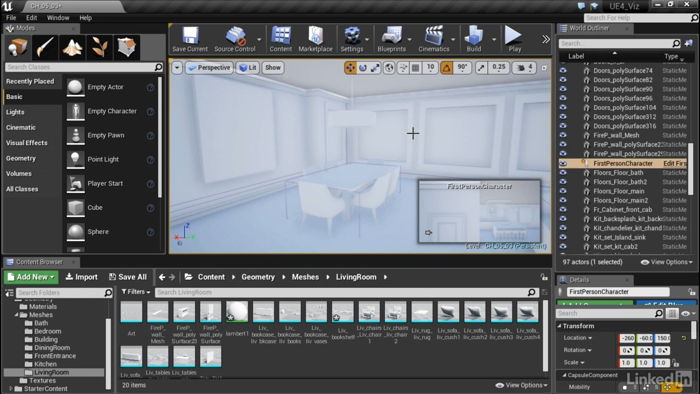 آموزش انیمیشن سازی نورپردازی بلوپرینت آنریل انجین Unreal Engine 4 Blueprint animation